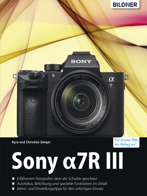 cover image of Sony Alpha 7R III